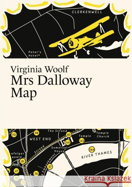 Virginia Woolf, Mrs Dalloway Map Martin, Master of Fine Arts Thelander 9789152721773 Paris Grafik