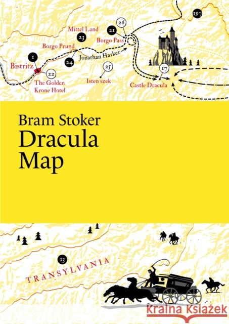 Bram Stoker, Dracula Map Martin, Master of Fine Arts Thelander 9789152770948 Paris Grafik