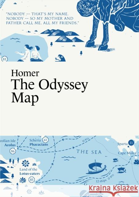 Homer, The Odyssey Map Martin, Master of Fine Arts Thelander 9789152770955 Paris Grafik