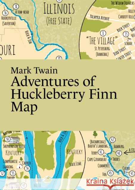 Mark Twain, Adventures of Huckleberry Finn Map Martin, Master of Fine Arts Thelander 9789152770962 Paris Grafik