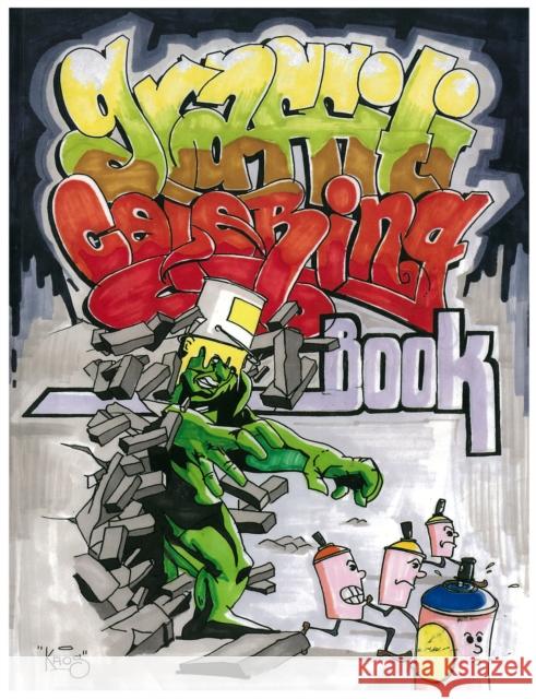 Graffiti Coloring Book  Uzi 9789185639083 Dokument Forlag