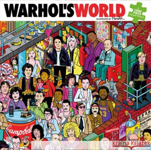 Warhol's World: A 1000 Piece Jigsaw Puzzle Martin Ander 9789188369710 Dokument Forlag