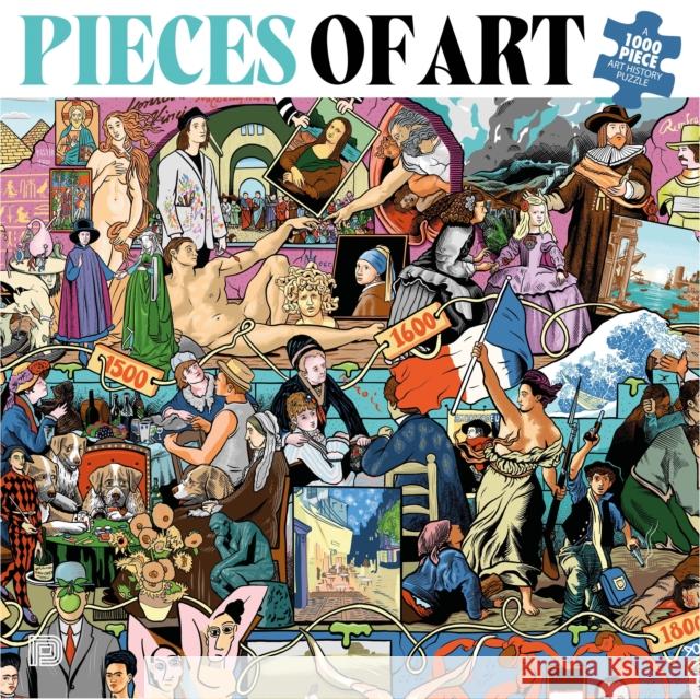 Pieces of Art: A 1000 Piece Art History Puzzle Martin Ander 9789188369871 Dokument Forlag