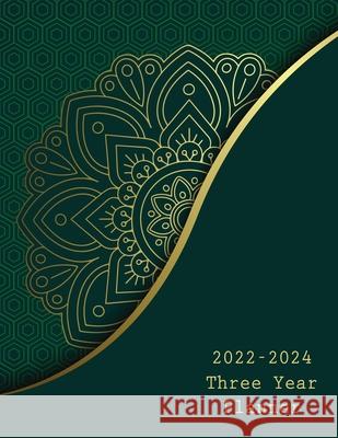 2022-2024 Three Year Planner: 36 Months Calendar Calendar with Holidays 3 Years Daily Planner Appointment Calendar 3 Years Agenda James Howard 9789189476806