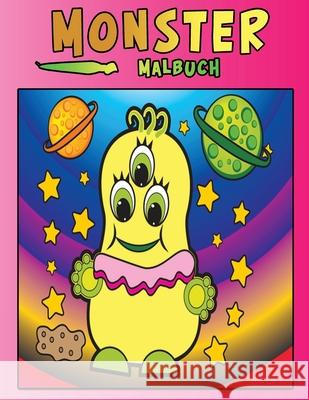 Monster Malbuch: Aktivitätsbuch für Kinder Dahlberg, Norea 9789189478459