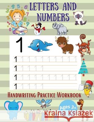 Letters and Numbers Handwriting Practice Workbooks Over The Rainbow Publishing 9789198725568 Over the Rainbow Publishing