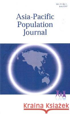 Asia-Pacific Population Journal 2012 United Nations 9789211206548 United Nations