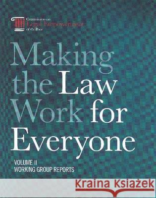 Making the Law Work for Everyone: Working Group Reports  9789211262209 United Nations Development Programme