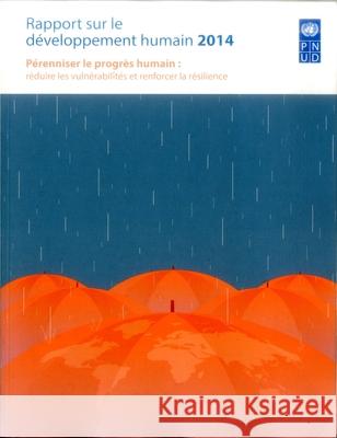 Rapport Sur Le Développement Humain 2014 United Nations Publications 9789212260457 United Nations
