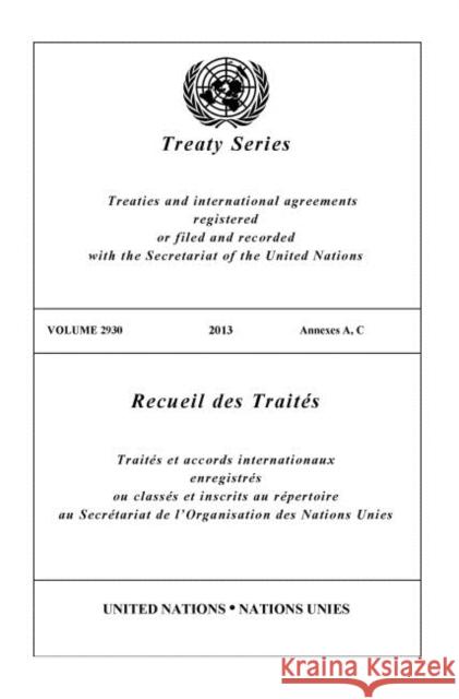 Treaty Series 2930 United Nations 9789219008953 United Nations