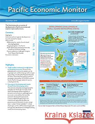 Pacific Economic Monitor - December 2019 Asian Development Bank 9789292619121 Asian Development Bank