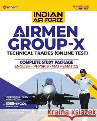 Airman Group X (E) Unknown 9789324191809 Arihant Publication India Limited