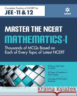Master The NCERT Mathematics Vol-1 Bl Joshi Chandra Naveen Sharma Alokmani Tripathi Priyanka Sharma 9789324197023 Arihant Publication India Limited
