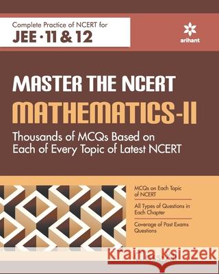 Master The NCERT Mathematics Vol-2 Bl Joshi Chandra Naveen Sharma Swati Chauhan Abhishek Mareja 9789324197030 Arihant Publication India Limited