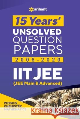 15 Years IIT JEE Unsolved Experts Arihant 9789325293298 Arihant Publication India Limited