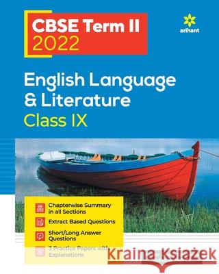 CBSE Term II English Language & Literature 9th Vaishali Jaiswal 9789325796546 Arihant Publication India Limited