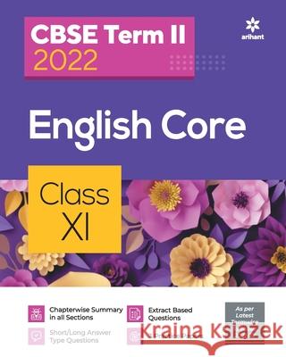CBSE Term II English Core 11th Srishthi Agarwal 9789325796768