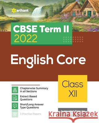 CBSE Term II English Core 12th Sristi Agarwal 9789325796942