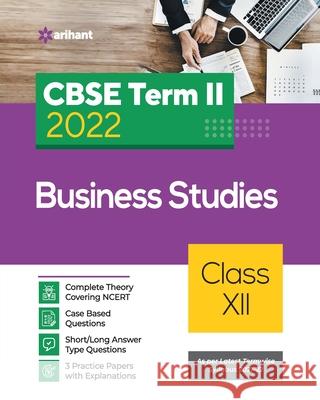 CBSE Term II Business Studies 12th Nidhi Jain 9789325796966