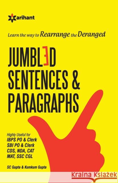 Jumbled Sentences & Paragraphs Sc Gupta Kumkum Gupta  9789326191227