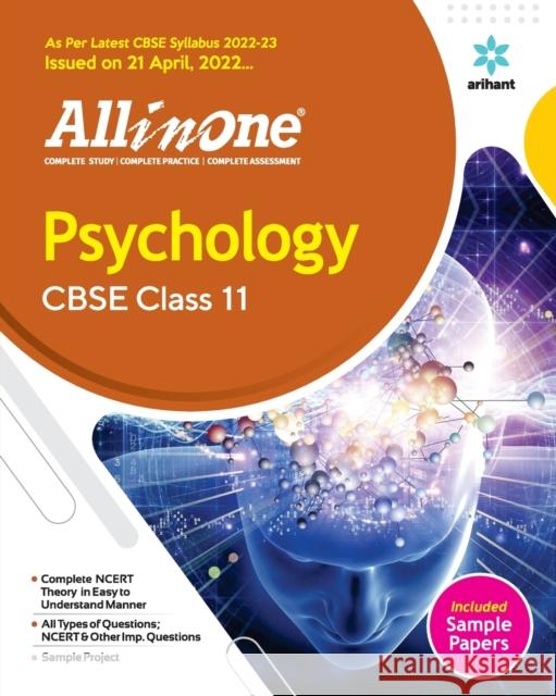 CBSE All In One Psychology Class 11 2022-23 Edition (As per latest CBSE Syllabus issued on 21 April 2022) Sultan, Farah 9789326196406