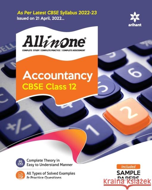 CBSE All In One Accountancy Class 12 2022-23 Edition (As per latest CBSE Syllabus issued on 21 April 2022) Jain, Parul 9789326196475 Arihant Publication