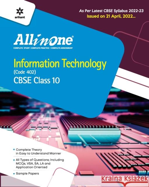 CBSE All In One Information Technology (Code 402) Class 11 2022-23 Edition (As per latest CBSE Syllabus issued on 21 April 2022) Gaikwad, Neetu 9789326196949