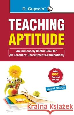 Teaching Aptitude (With MCQ) Rph Editorial Board 9789350123300 Ramesh Publishing House