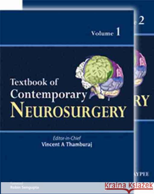 Textbook of Contemporary Neurosurgery (Volumes 1 & 2) Vincent A Thamburaj 9789350252390 Jaypee Brothers Medical Publishers