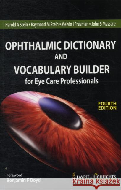 Ophthalmic Dictionary and Vocabulary Builder  9789350253656 