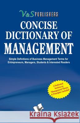 Concise Dictionary of Proverbs: Terms Frequently Used in Business & Economics and Their Accurate Explanation Editorial board, V&S Publishers 9789350571231 V & S Publishers