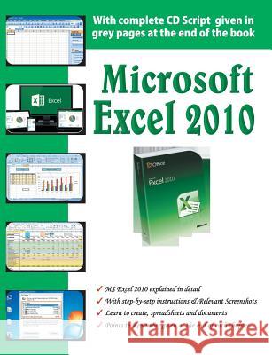Microsoft Excel 2010 Kumar Bittu 9789350578834 V & S Publisher