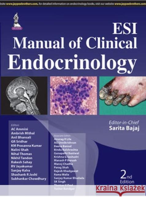 ESI Manual of Clinical Endocrinology Sarita Bajaj 9789351526476 JP Medical Publishers (ML)