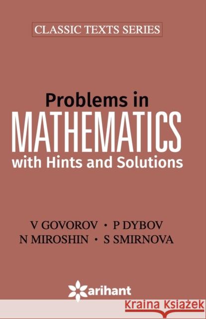 Problems in Mathemstics Experts Arihant 9789351762553 Arihant Publication India Limited