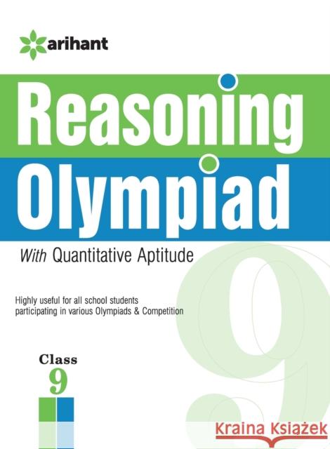 Reasoning Olympiad Class 9th Arihant Experts 9789352034314 Arihant Publication India Limited