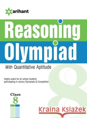 Reasoning Olympiad Class 8th Arihant Experts 9789352034970