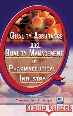 Quality Assurance and Quality Management Y Anjaneyulu R Marayya  9789352300730 Pharmamed Press