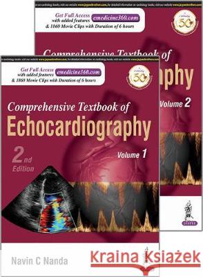 Comprehensive Textbook of Echocardiography (2 Volumes) Navin C Nanda 9789352701643