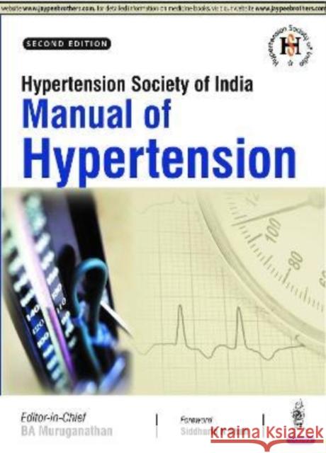 Manual of Hypertension BA Muruganathan   9789352707089 Jaypee Brothers Medical Publishers