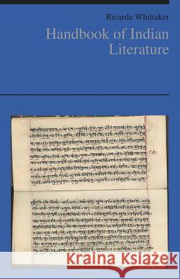 Handbook of Indian Literature Ricarda Whittaker 9789352979745 Scribbles