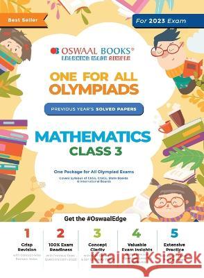 Oswaal One For All Olympiad Previous Years' Solved Papers, Class-3 Mathematics Book (For 2022-23 Exam) Oswaal Editorial Board   9789354233883 Oswaal Books and Learning Pvt Ltd