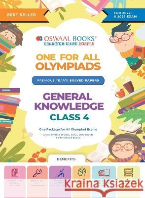 Oswaal One For All Olympiad Previous Years' Solved Papers, Class-4 General Knowledge Book (For 2022-23 Exam) Oswaal Editorial Board   9789354235399 Oswaal Books and Learning Pvt Ltd