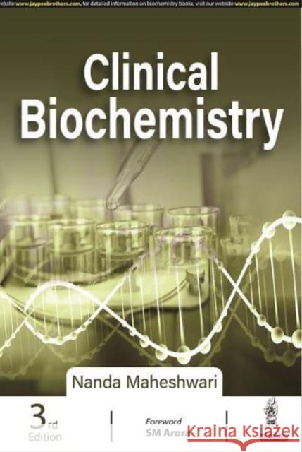 Clinical Biochemistry Nanda Maheshwari   9789354652547 Jaypee Brothers Medical Publishers