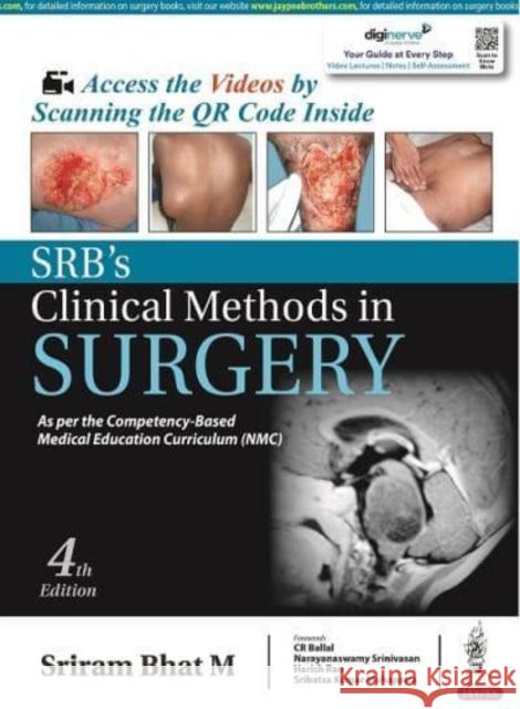 SRB's Clinical Methods in Surgery Sriram Bhat M   9789354658686