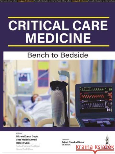 Critical Care Medicine Mohd Saif Khan 9789354658891