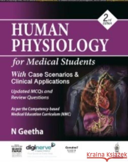 Human Physiology for Medical Students N Geetha   9789354658921 Jaypee Brothers Medical Publishers