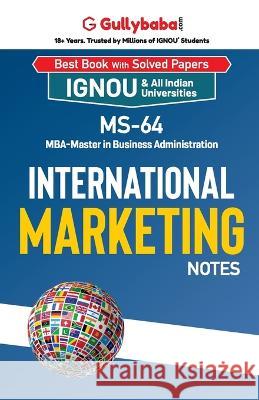 MS-64 International Marketing Panel Gullybab 9789355544155 Gullybaba Publishing House Pvt Ltd