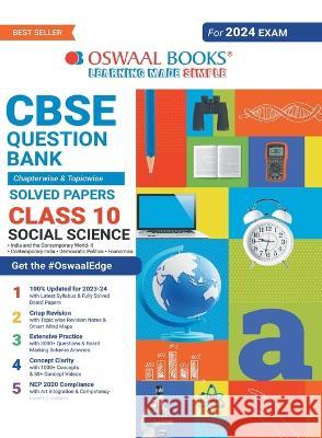 Oswaal Cbse Class 10 Social Science Question Bank 2023-24 Book Oswaal Editorial Board   9789356348905 Oswaal Books