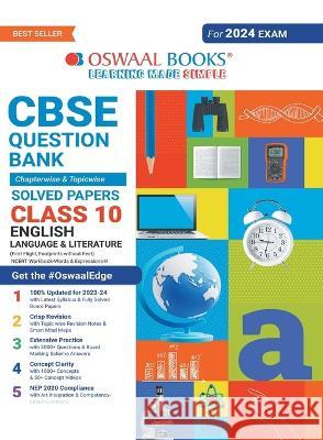 Oswaal CBSE Chapterwise & Topicwise Question Bank Class 10 English Language & Literature Book (For 2023-24 Exam) Oswaal Editorial Board   9789356349049 Oswaal Books and Learning Pvt Ltd
