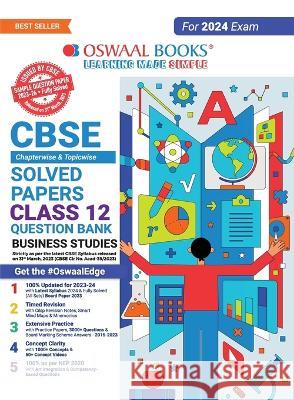 Oswaal CBSE Class 12 Business Studies Question Bank 2023-24 Book Oswaal Editorial Board   9789356349629 Oswaal Books and Learning Pvt Ltd